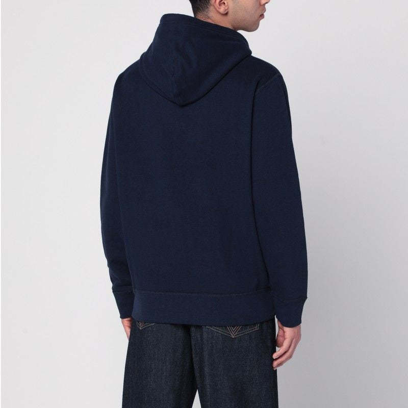 POLO  Men's Brushed Cotton Blend Hoodie with Logo-OSI