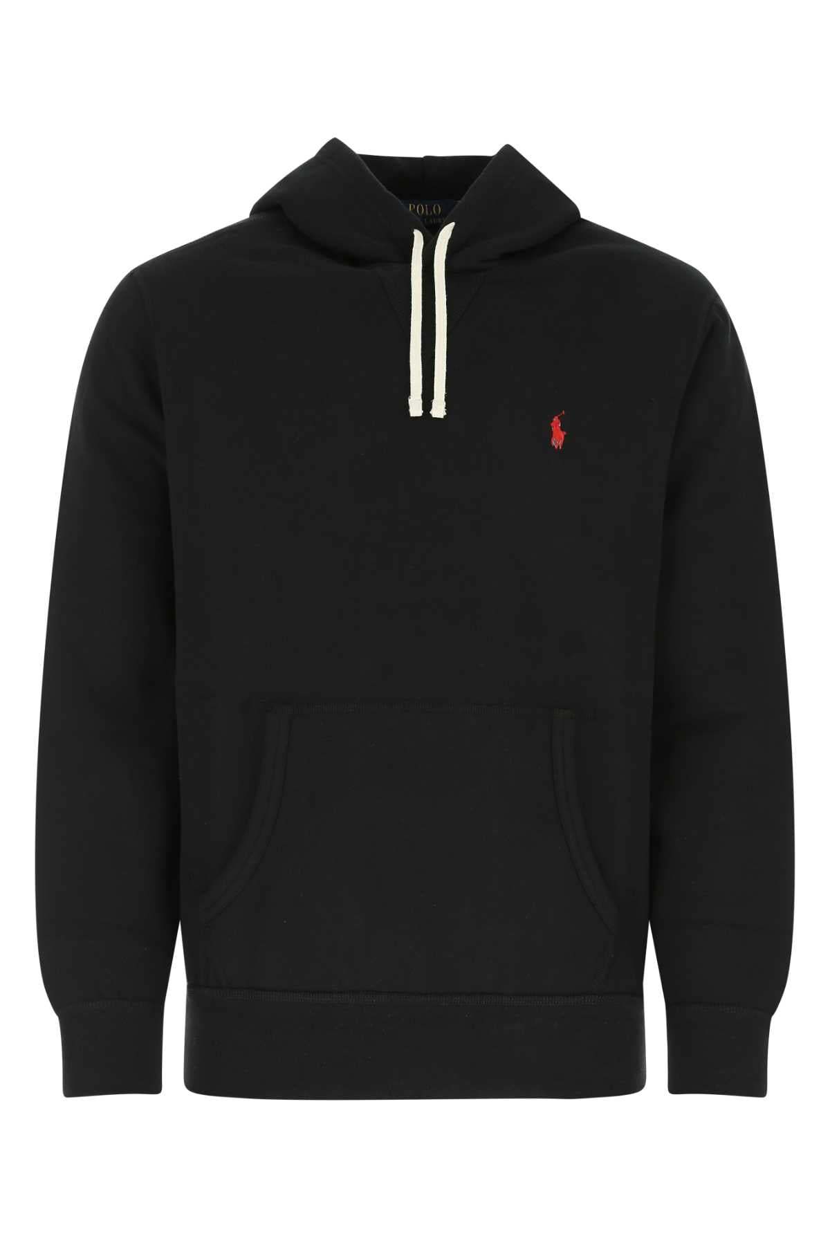 POLO  Cotton Blend Basic Hoodie for Men-OSI