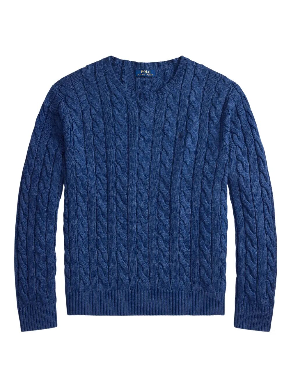 POLO  Cable-Knit Cotton Jumper - Regular Fit-OSI