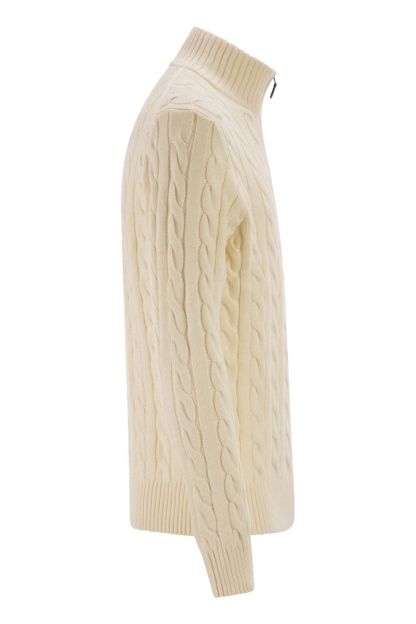 POLO  Chunky Cable Knit Jumper with Zip Fastening - Regular Fit-OSI