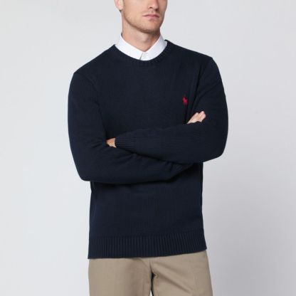 POLO  Cotton Crewneck Sweater for Men - FW25 Collection-OSI