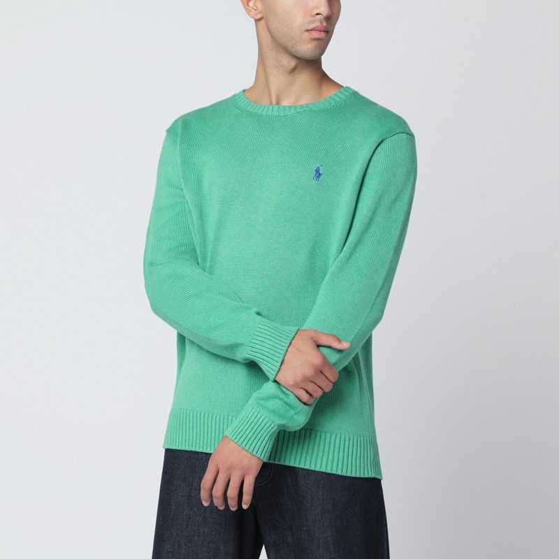 POLO  Men's Cotton Crewneck Sweater-OSI