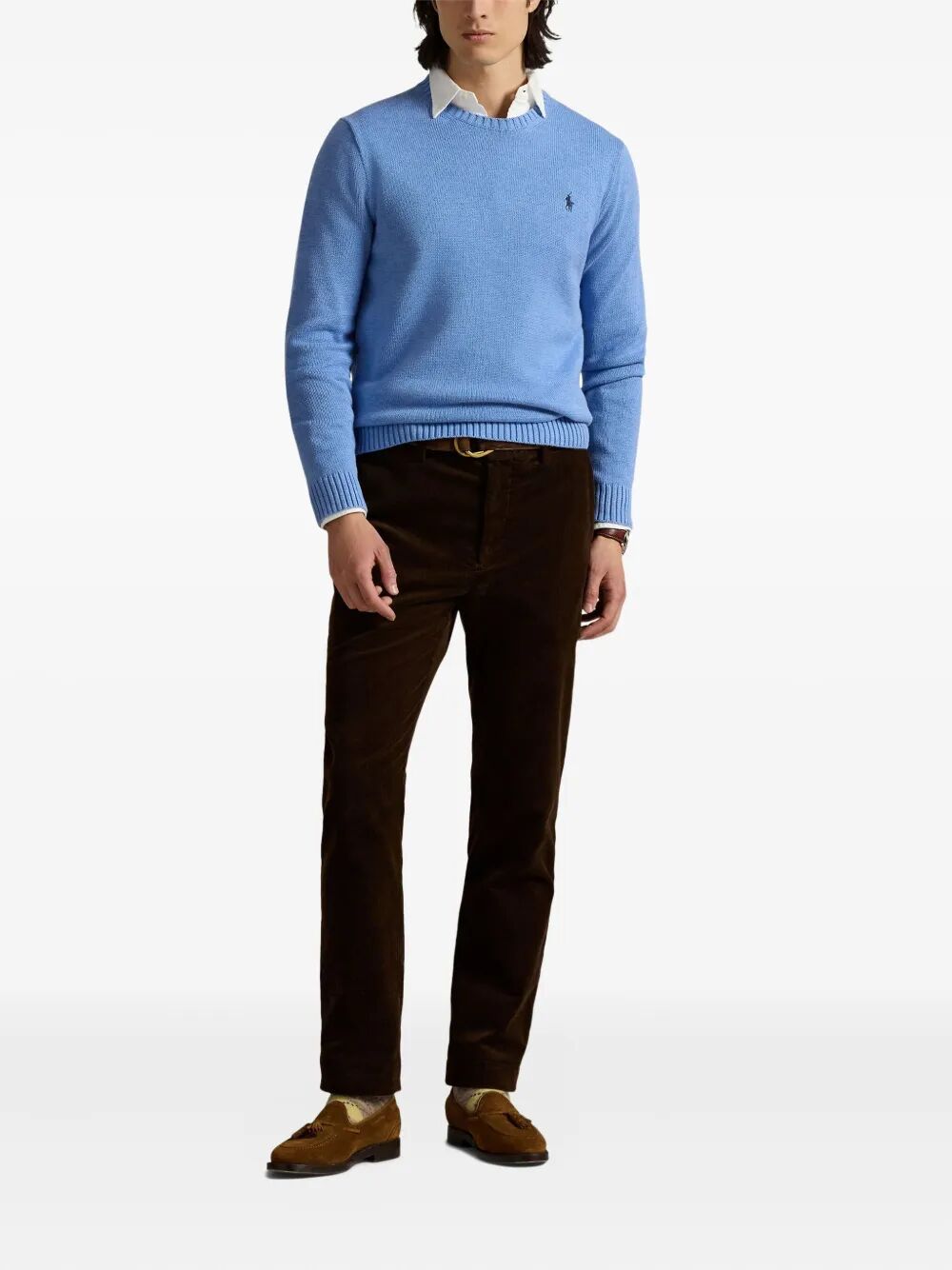 POLO  Classic Polo Pony Cotton Knit Pullover - Men’s-OSI