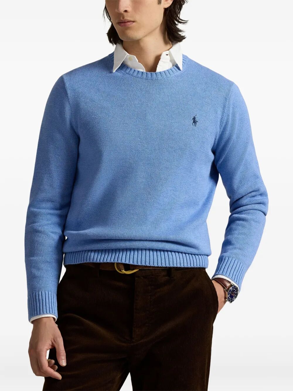 POLO  Classic Polo Pony Cotton Knit Pullover - Men’s-OSI