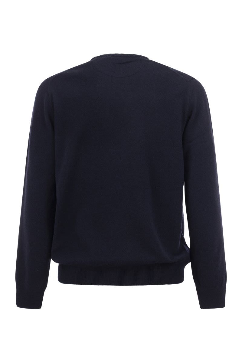POLO  Crew-Neck Wool Sweater for Men-OSI