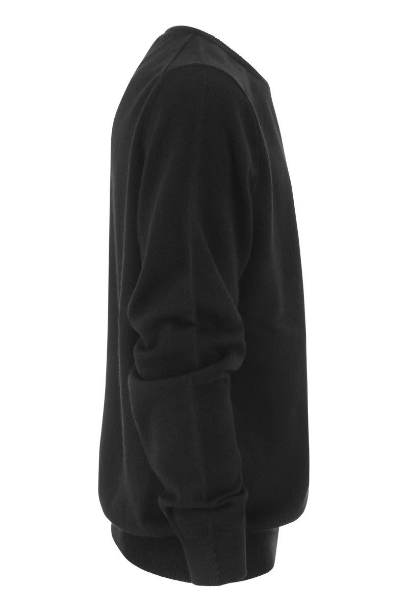 POLO  Crew-Neck Wool Sweater for Men-OSI