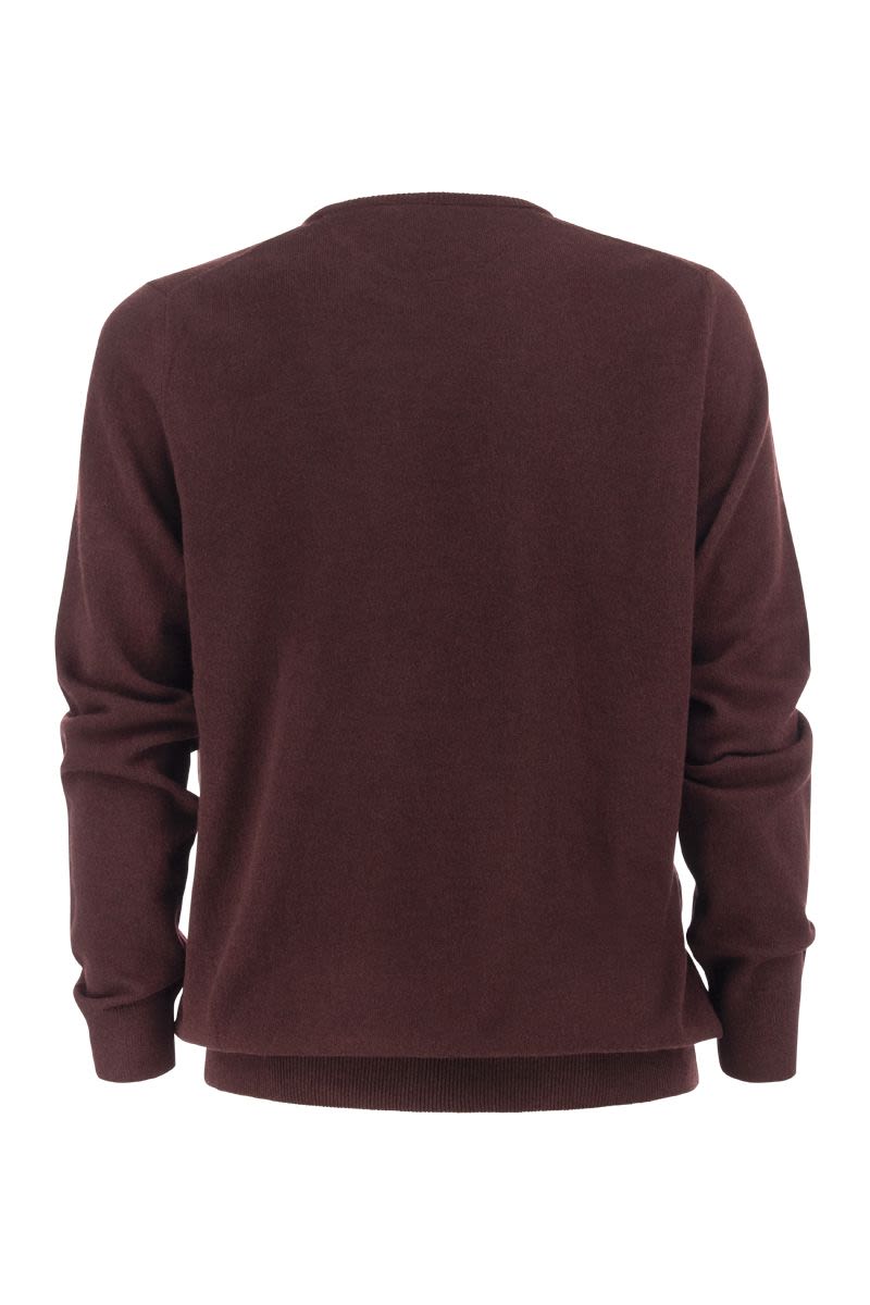 POLO  Classic Crew-Neck Wool Sweater for Men-OSI