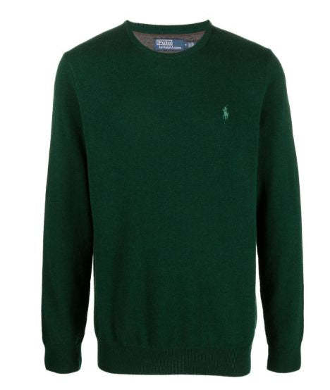  Wool Sweater with Signature Polo Pony Motif for Men-OSI