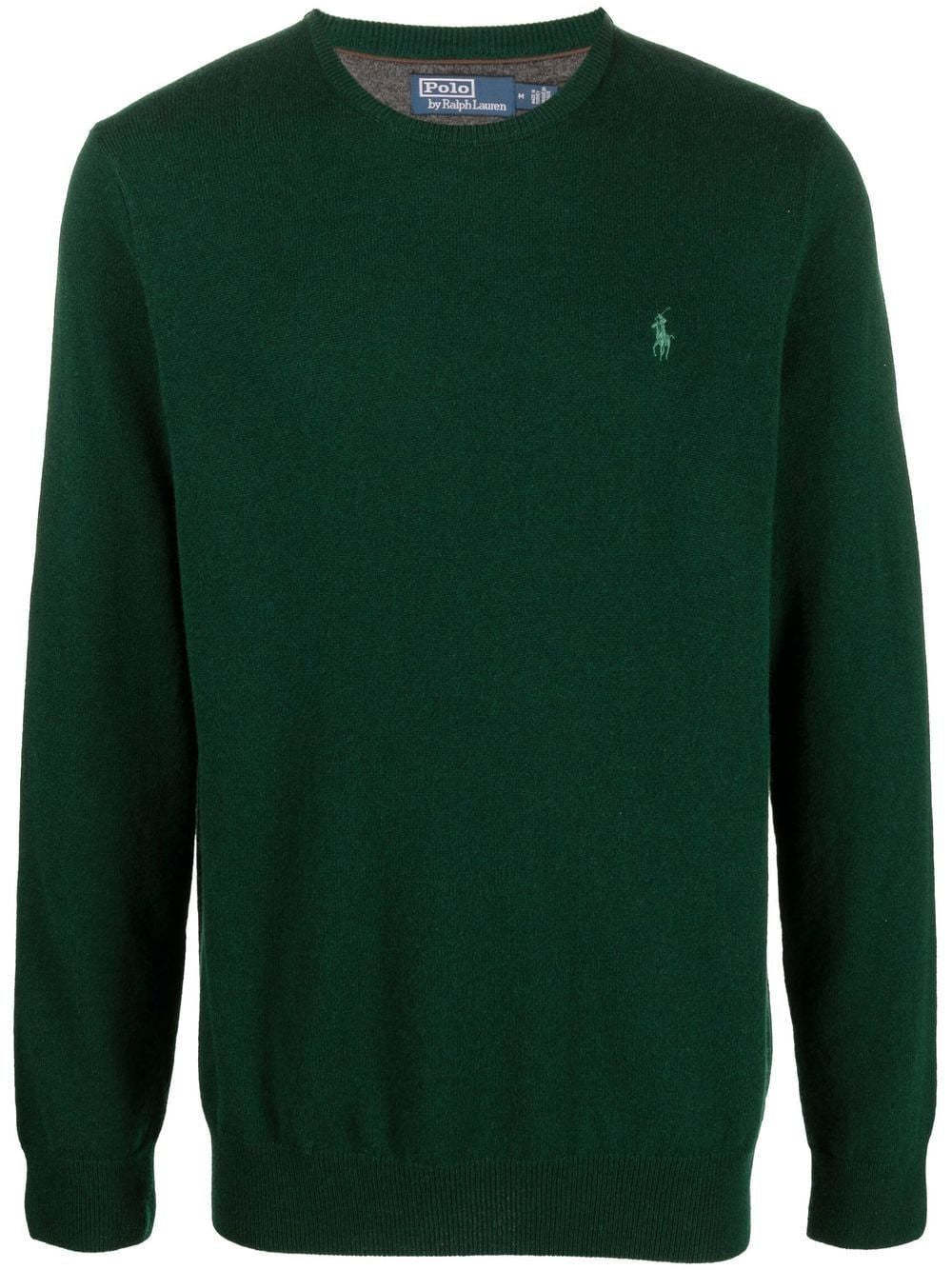  Wool Sweater with Signature Polo Pony Motif for Men-OSI