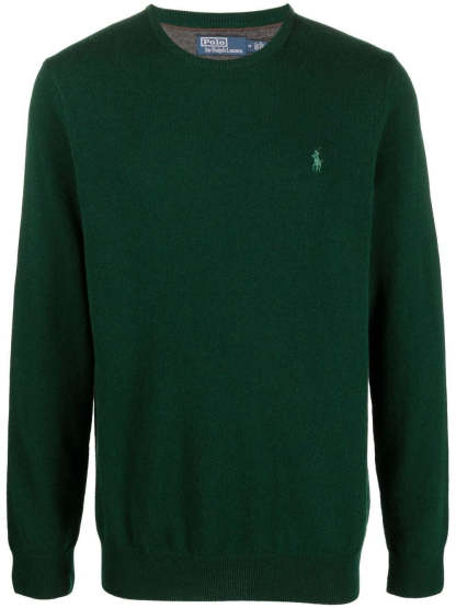  Wool Sweater with Signature Polo Pony Motif for Men-OSI