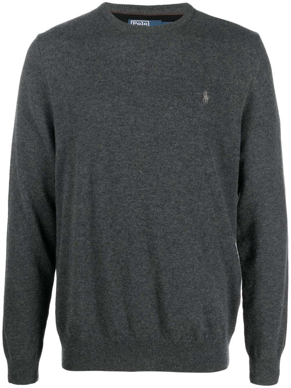 POLO  Long Sleeve Crew Neck Pullover for Men-OSI