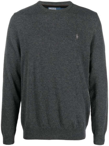 POLO  Long Sleeve Crew Neck Pullover for Men-OSI