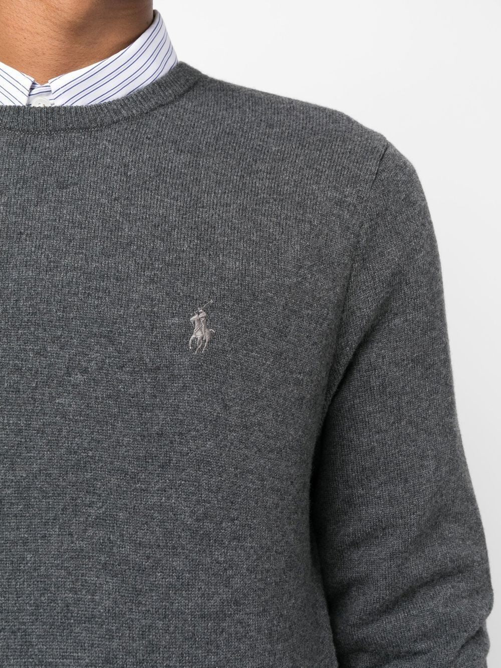 POLO  Long Sleeve Crew Neck Pullover for Men-OSI