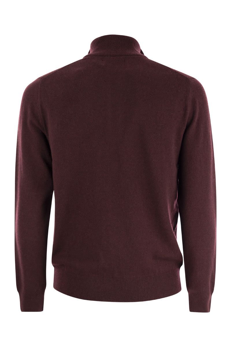 POLO  Men's Wool Sweater with Half Zip-OSI