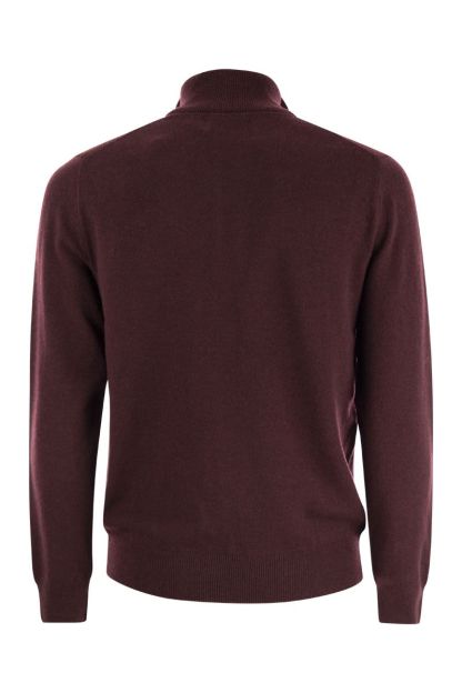POLO  Men's Wool Sweater with Half Zip-OSI