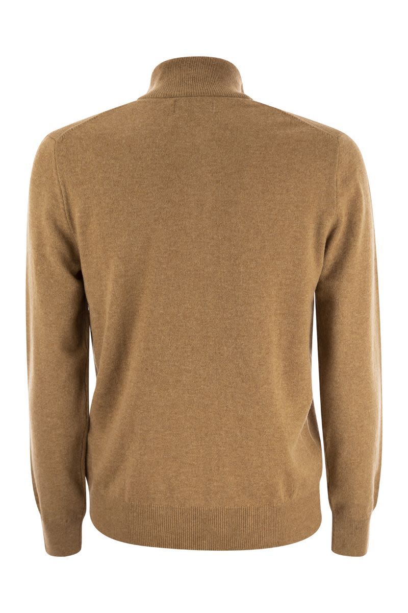 POLO  Men's Wool Quarter-Zip Pullover-OSI