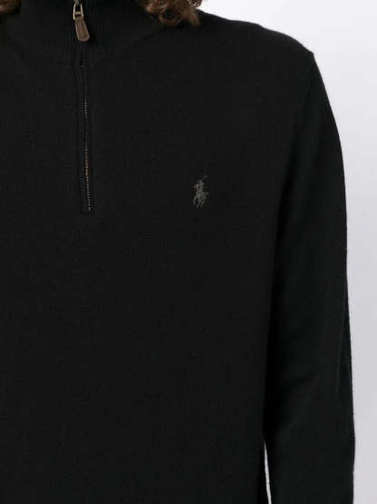 POLO  Men's Wool Half Zip Pullover-OSI