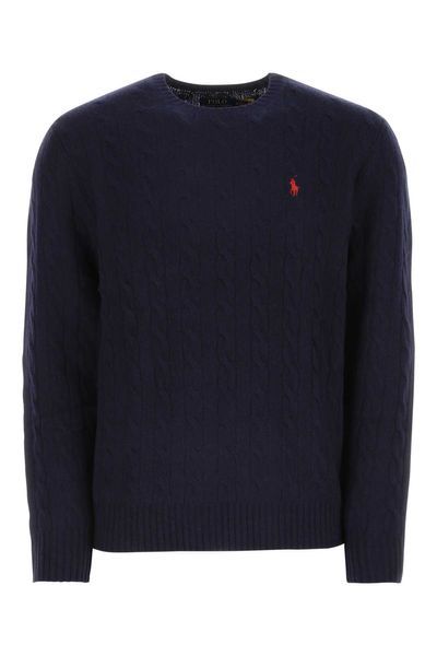 POLO  Wool and Cashmere Cable-Knit Sweater - Regular Fit-OSI