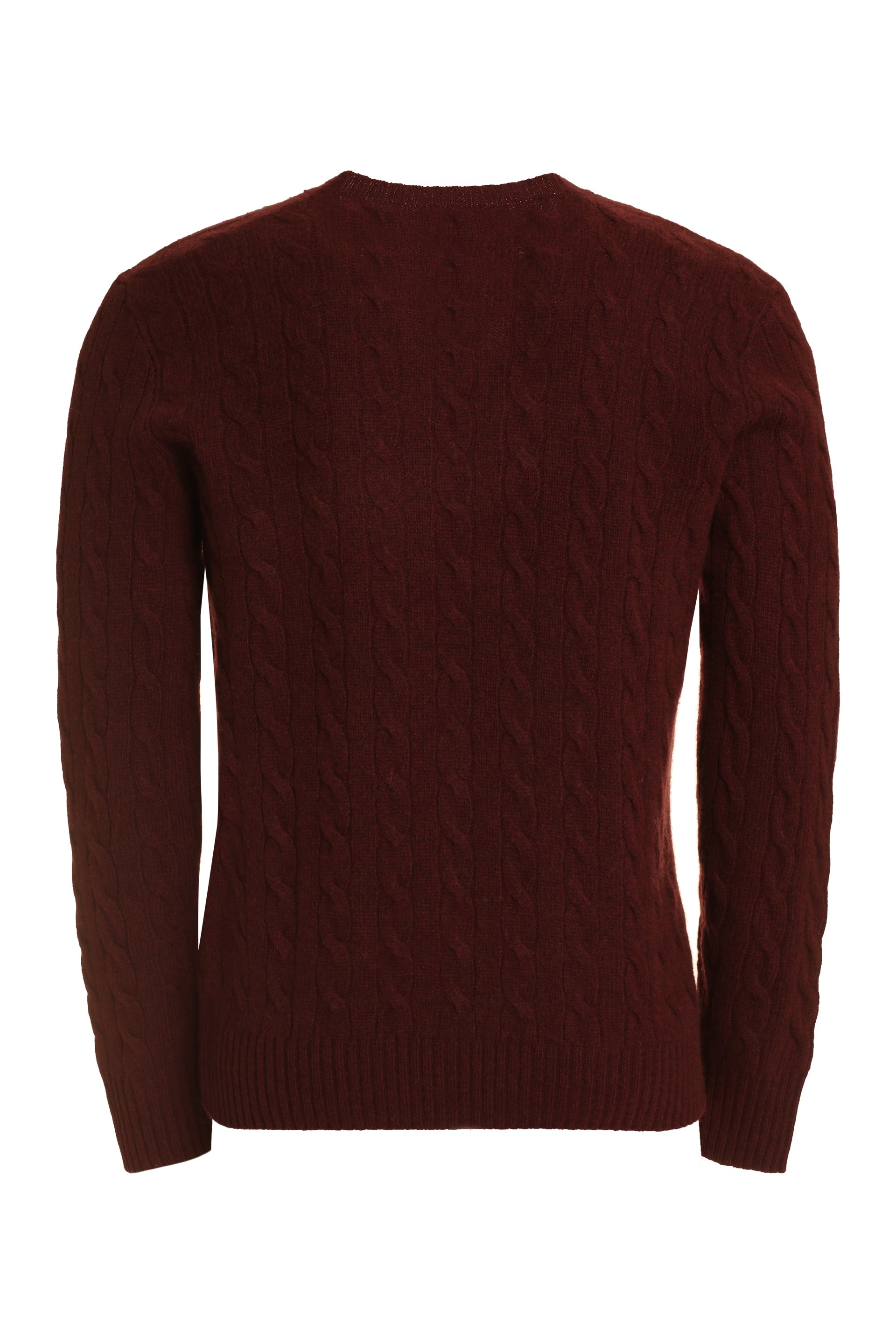 POLO  Wool and Cashmere Cable-Knit Sweater - Regular Fit-OSI