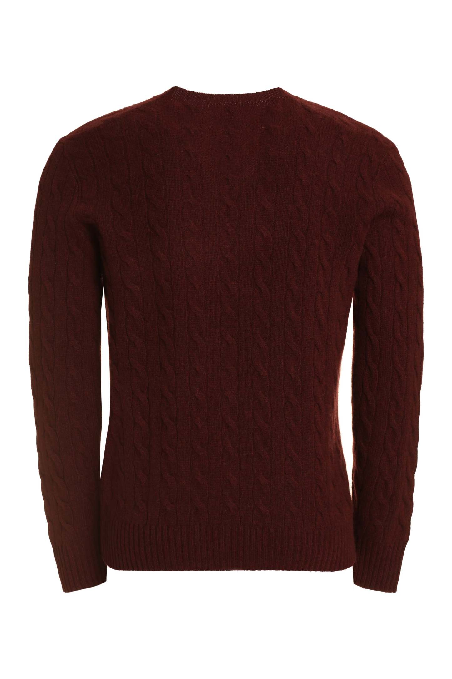 POLO  Wool and Cashmere Cable-Knit Sweater - Regular Fit-OSI