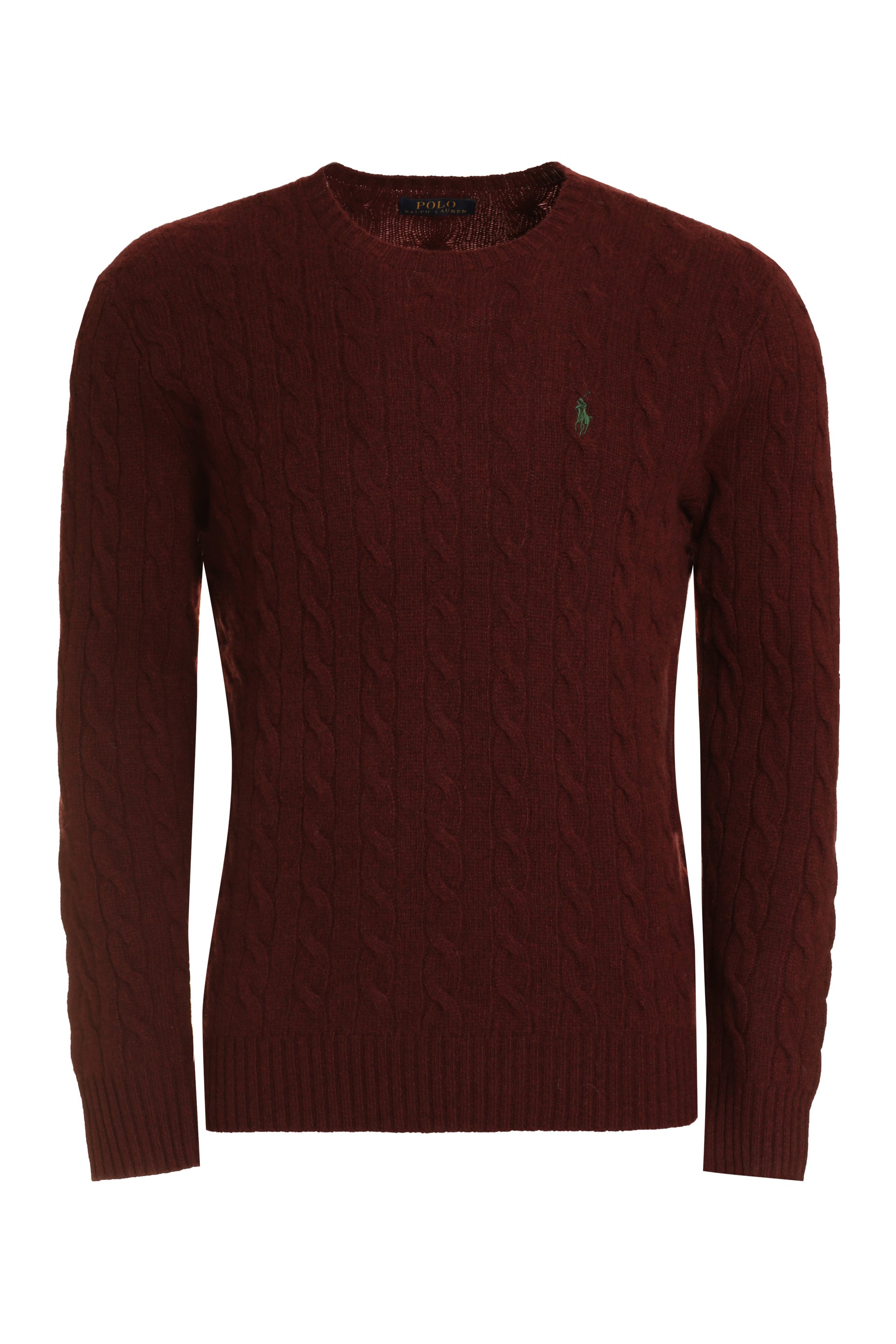 POLO  Wool and Cashmere Cable-Knit Sweater - Regular Fit-OSI