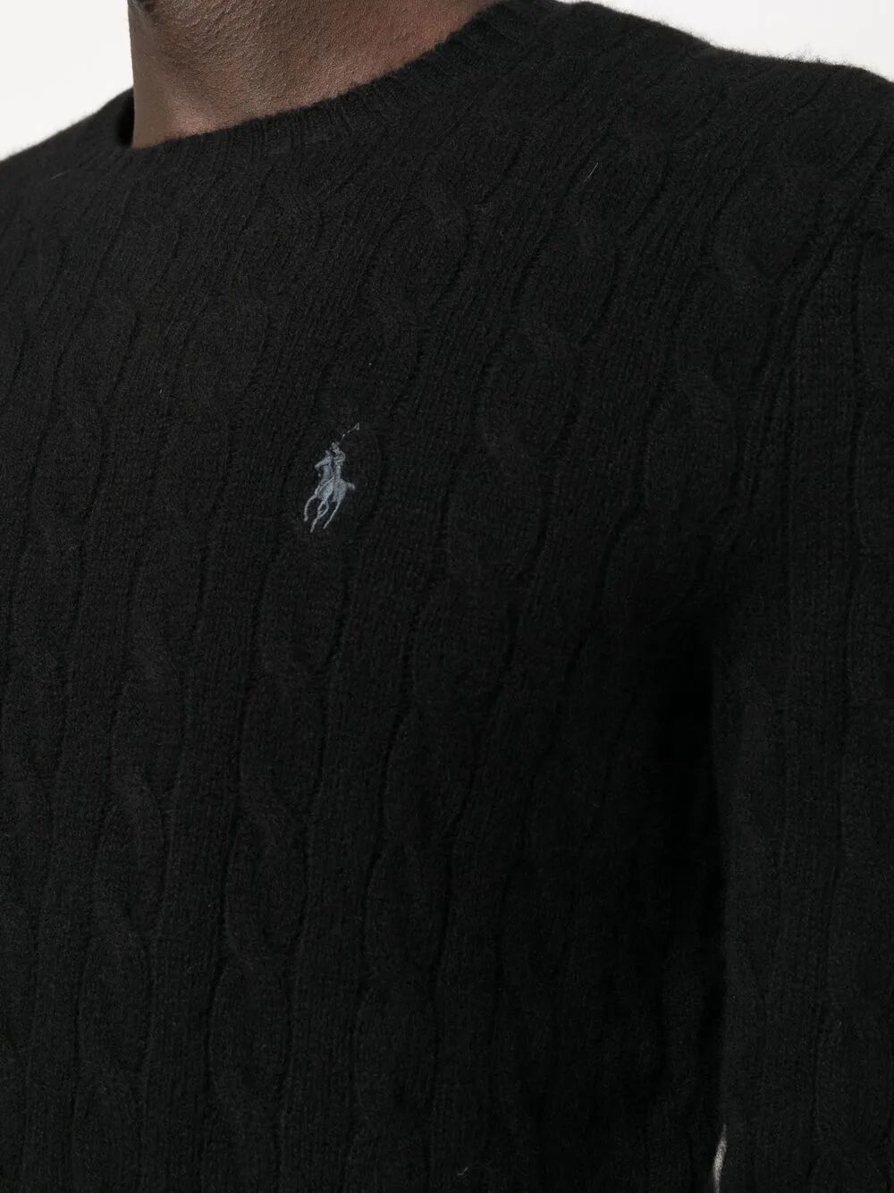 POLO  Long Sleeve Wool Cashmere Pullover for Men-OSI