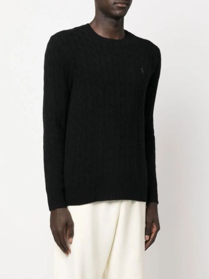POLO  Long Sleeve Wool Cashmere Pullover for Men-OSI