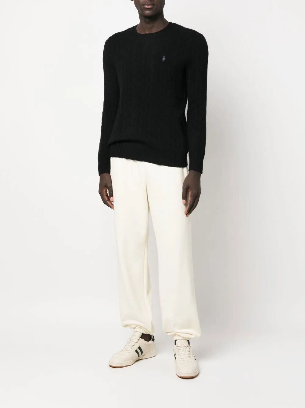 POLO  Long Sleeve Wool Cashmere Pullover for Men-OSI