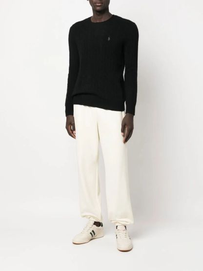 POLO  Long Sleeve Wool Cashmere Pullover for Men-OSI