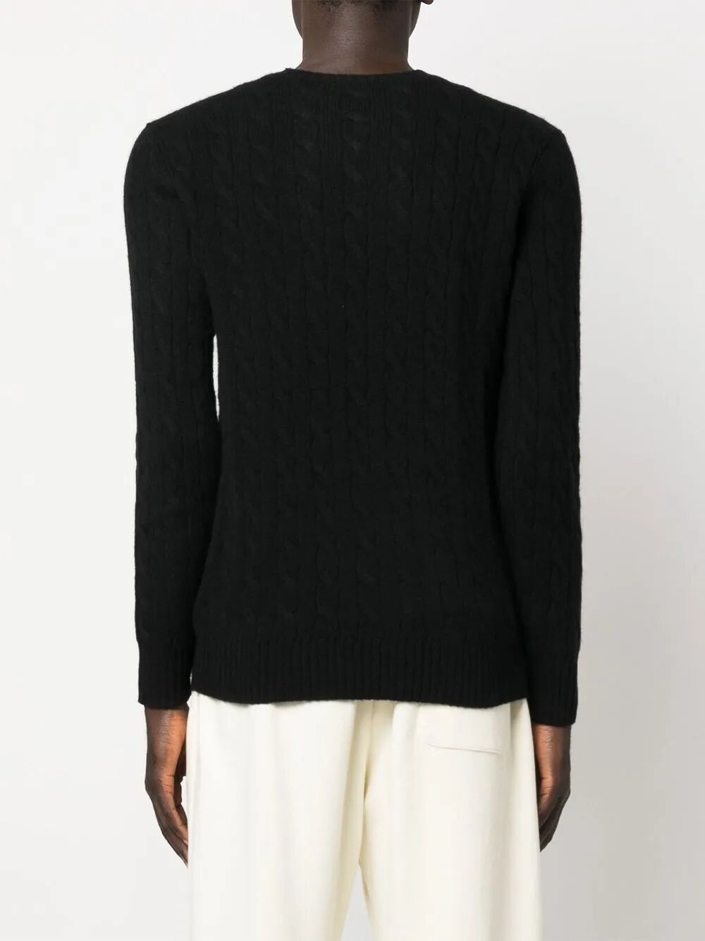 POLO  Long Sleeve Wool Cashmere Pullover for Men-OSI