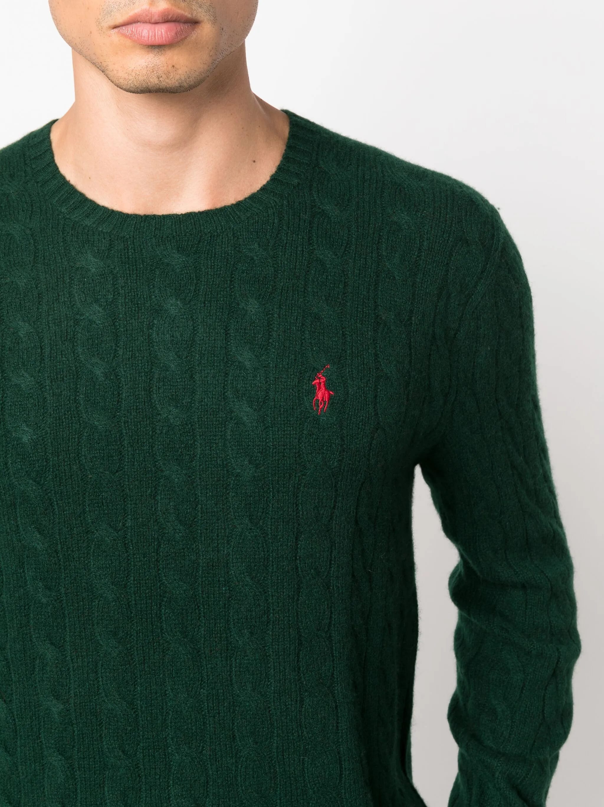 POLO  Men's Cable Knit Sweater-OSI