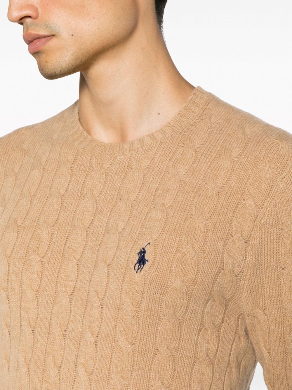 POLO  Long Sleeve Crew Neck Pullover for Men-OSI