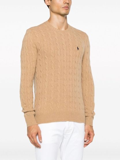 POLO  Long Sleeve Crew Neck Pullover for Men-OSI