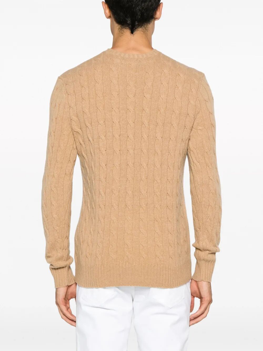 POLO  Long Sleeve Cashmere Blend Pullover for Men-OSI
