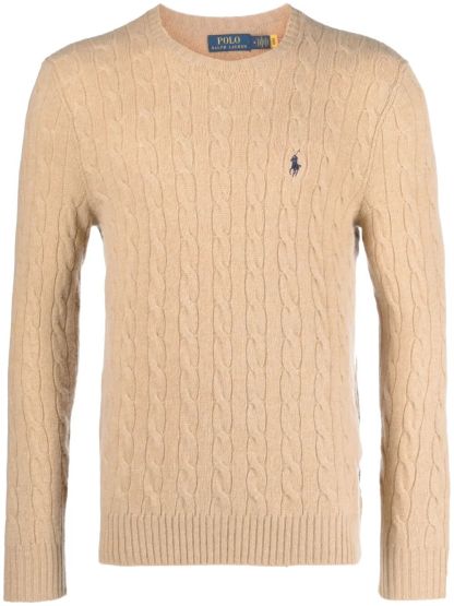POLO  Long Sleeve Cashmere Blend Pullover for Men-OSI
