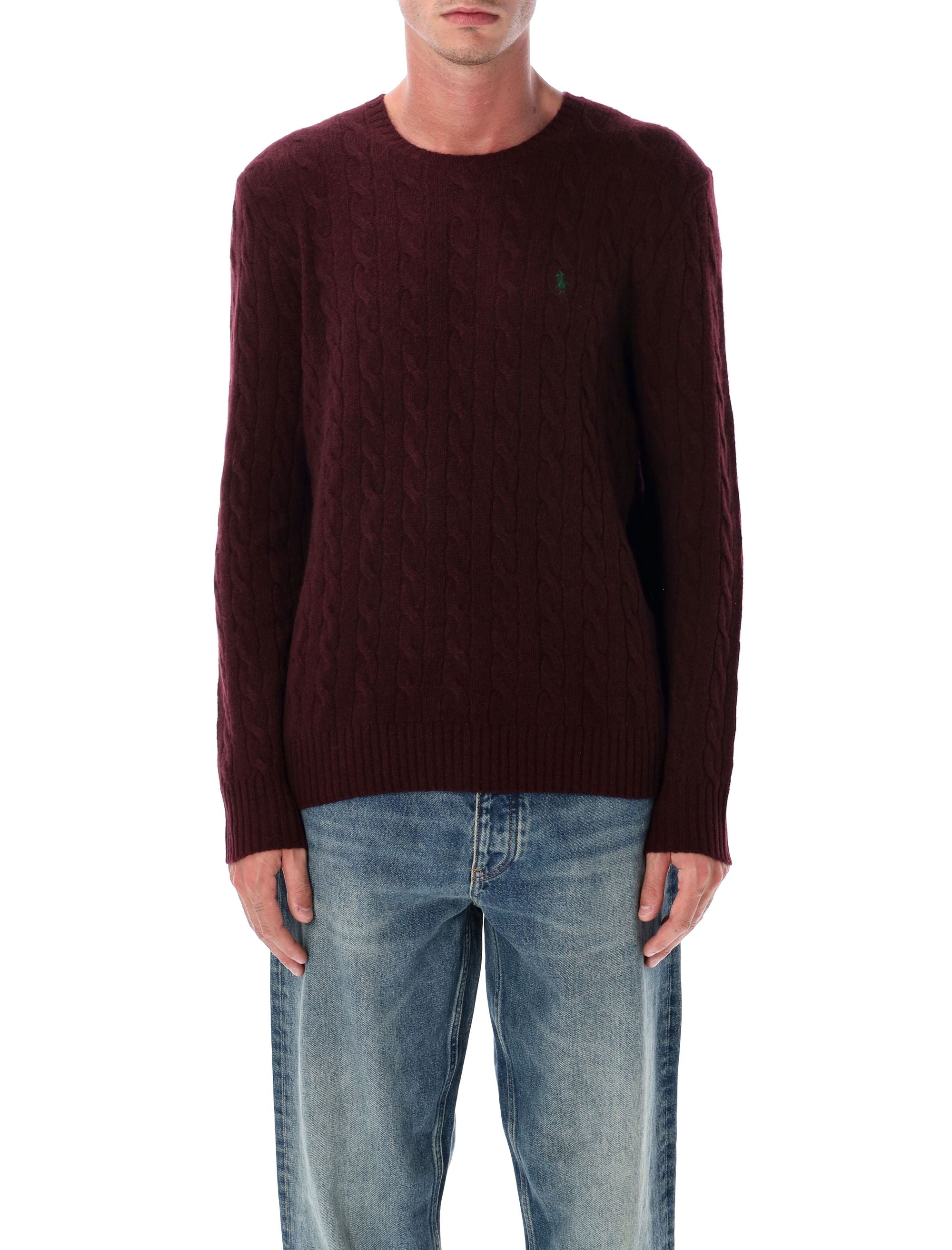 POLO  Men's Cable Knit Sweater-OSI