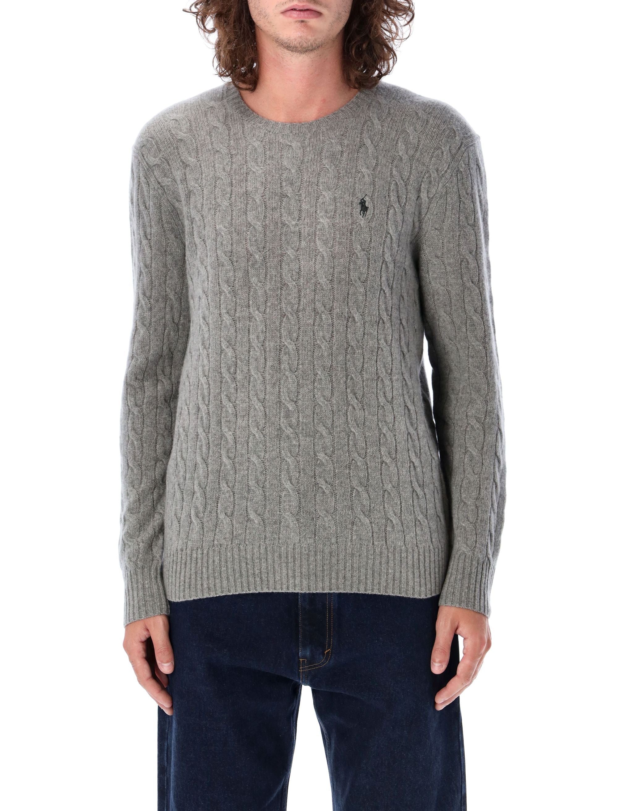 POLO  Wool and Cashmere Cable-Knit Sweater - Regular Fit-OSI
