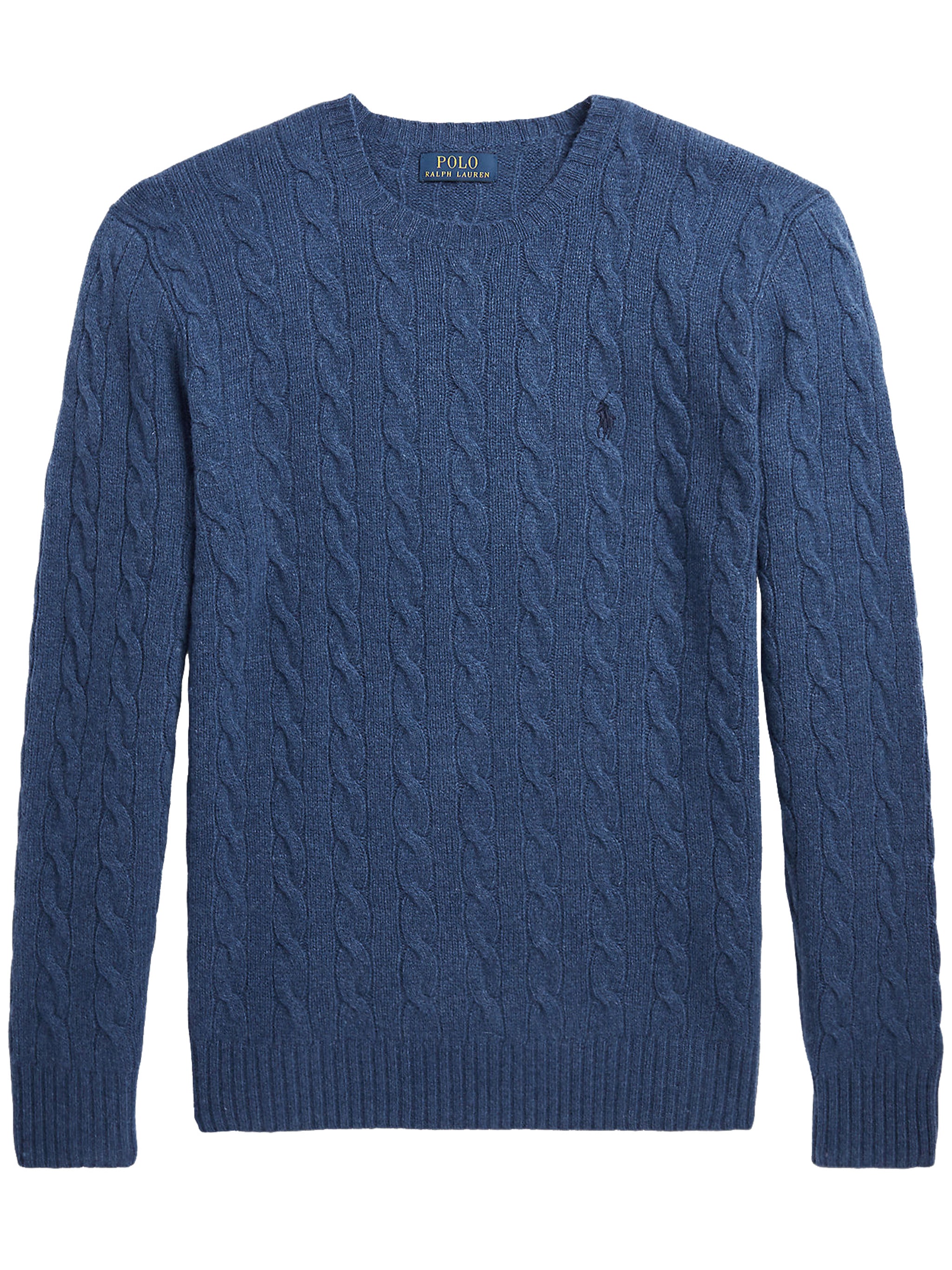 POLO  Men's Cable-Knit Wool-Cashmere Jumper-OSI