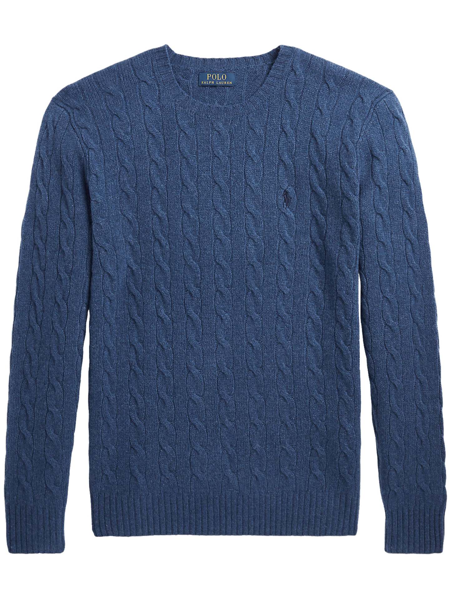 POLO  Men's Cable-Knit Wool-Cashmere Jumper-OSI