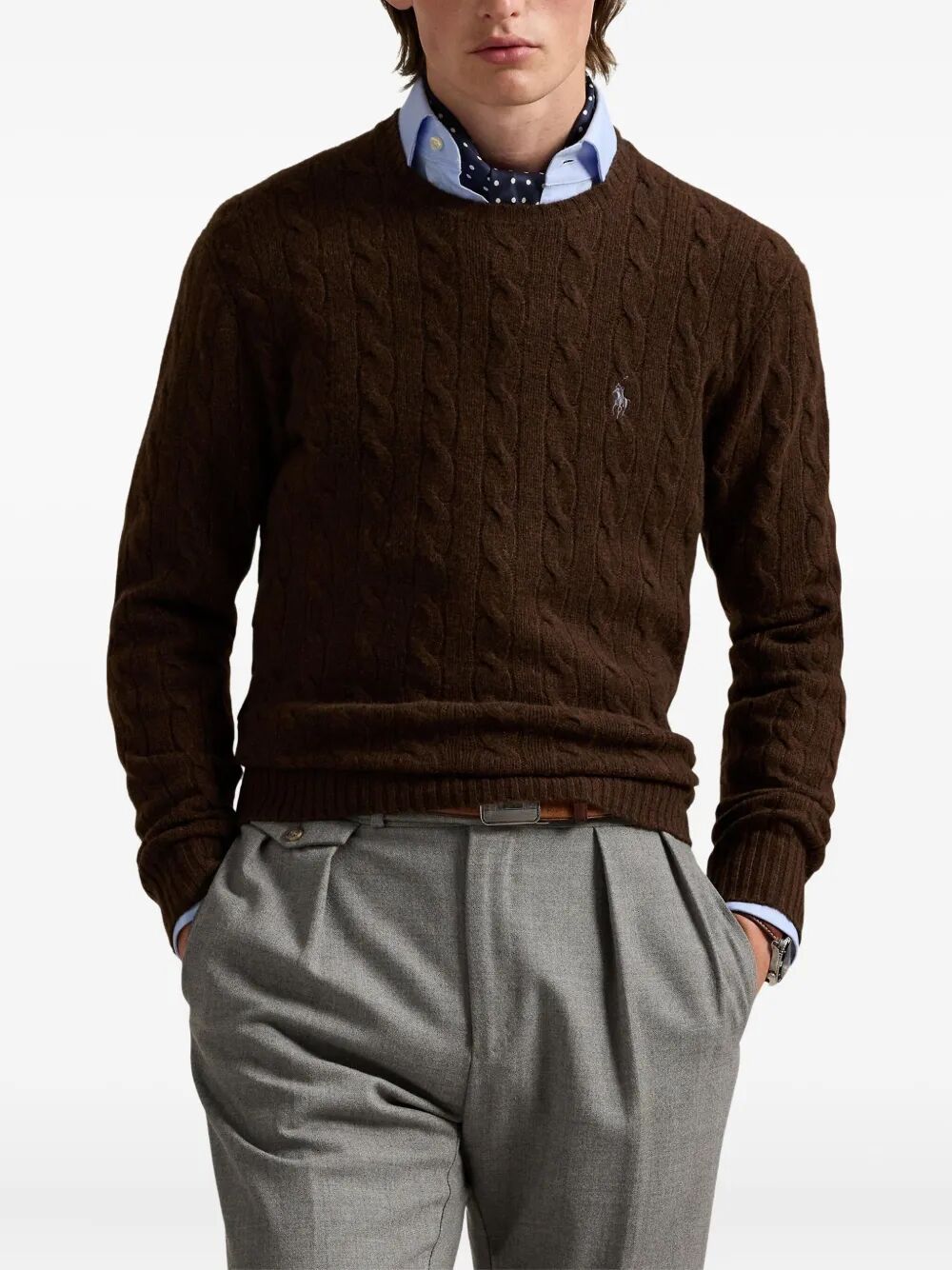 POLO  Men's Long Sleeve Pullover-OSI