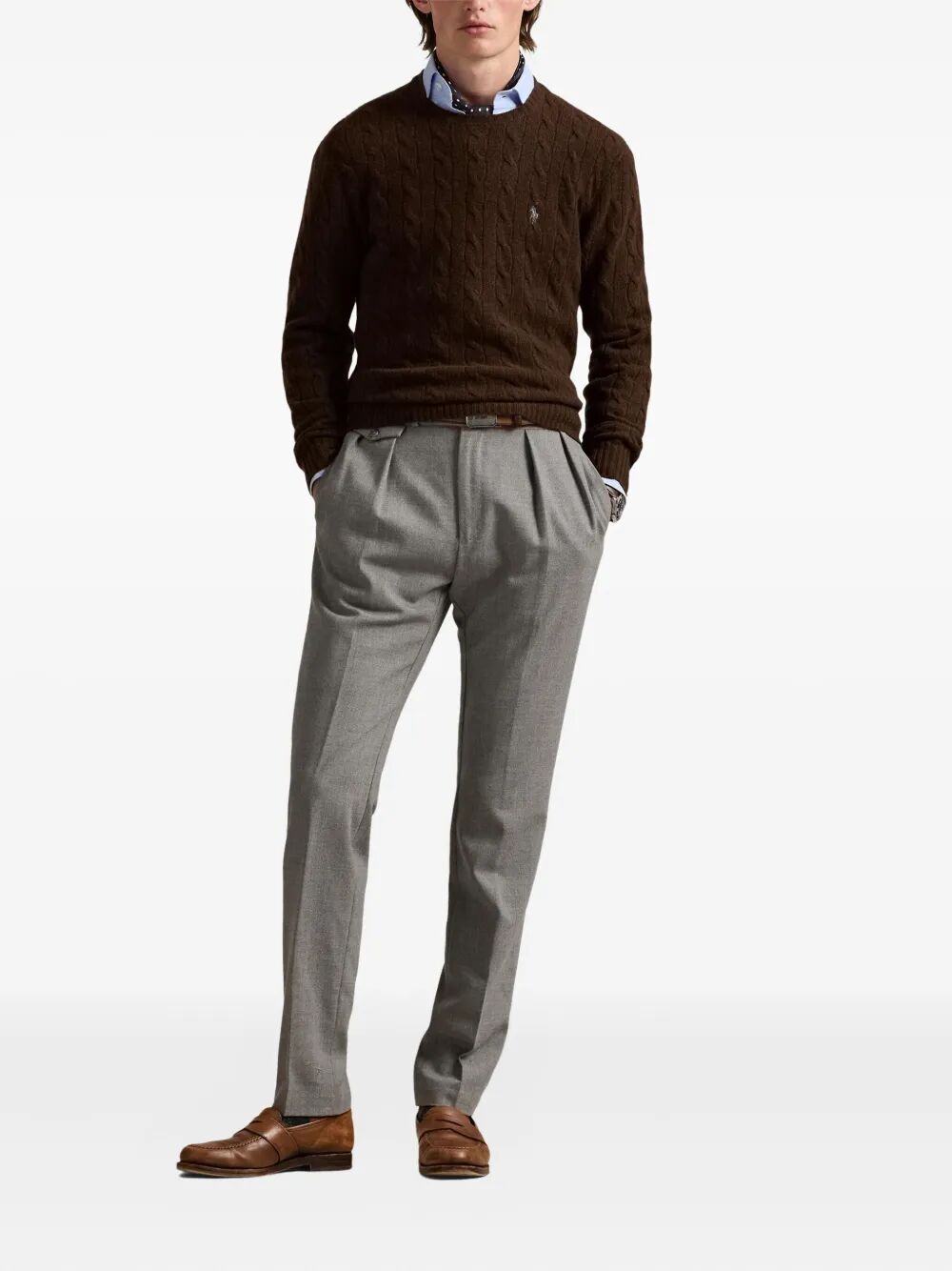 POLO  Men's Long Sleeve Pullover-OSI