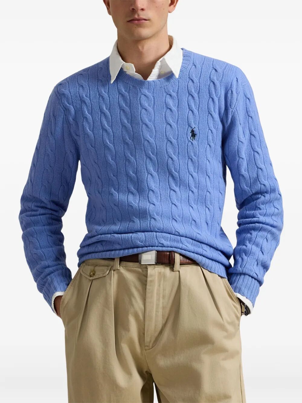 POLO  Classic Long Sleeve Pullover for Men-OSI