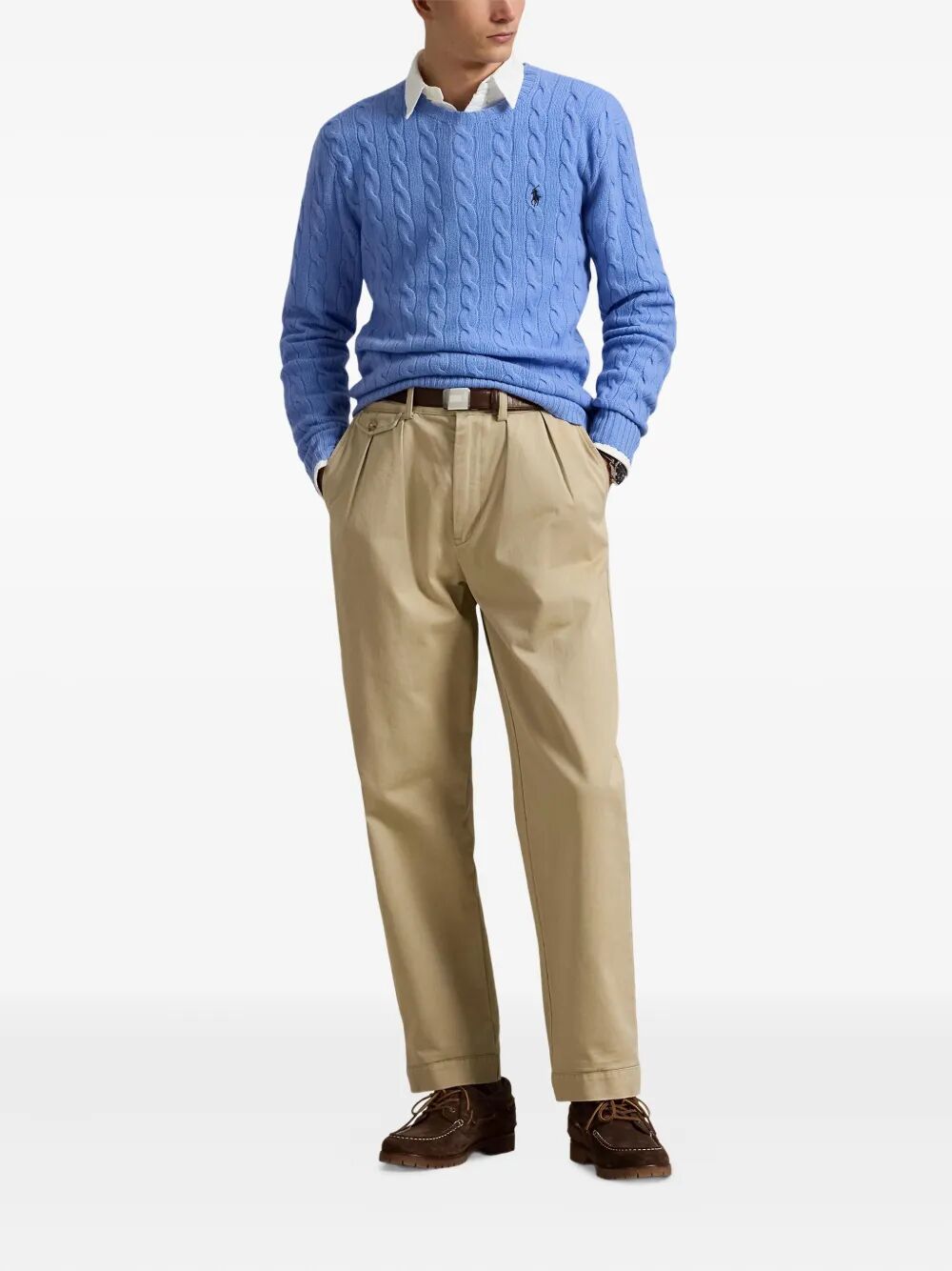 POLO  Classic Long Sleeve Pullover for Men-OSI