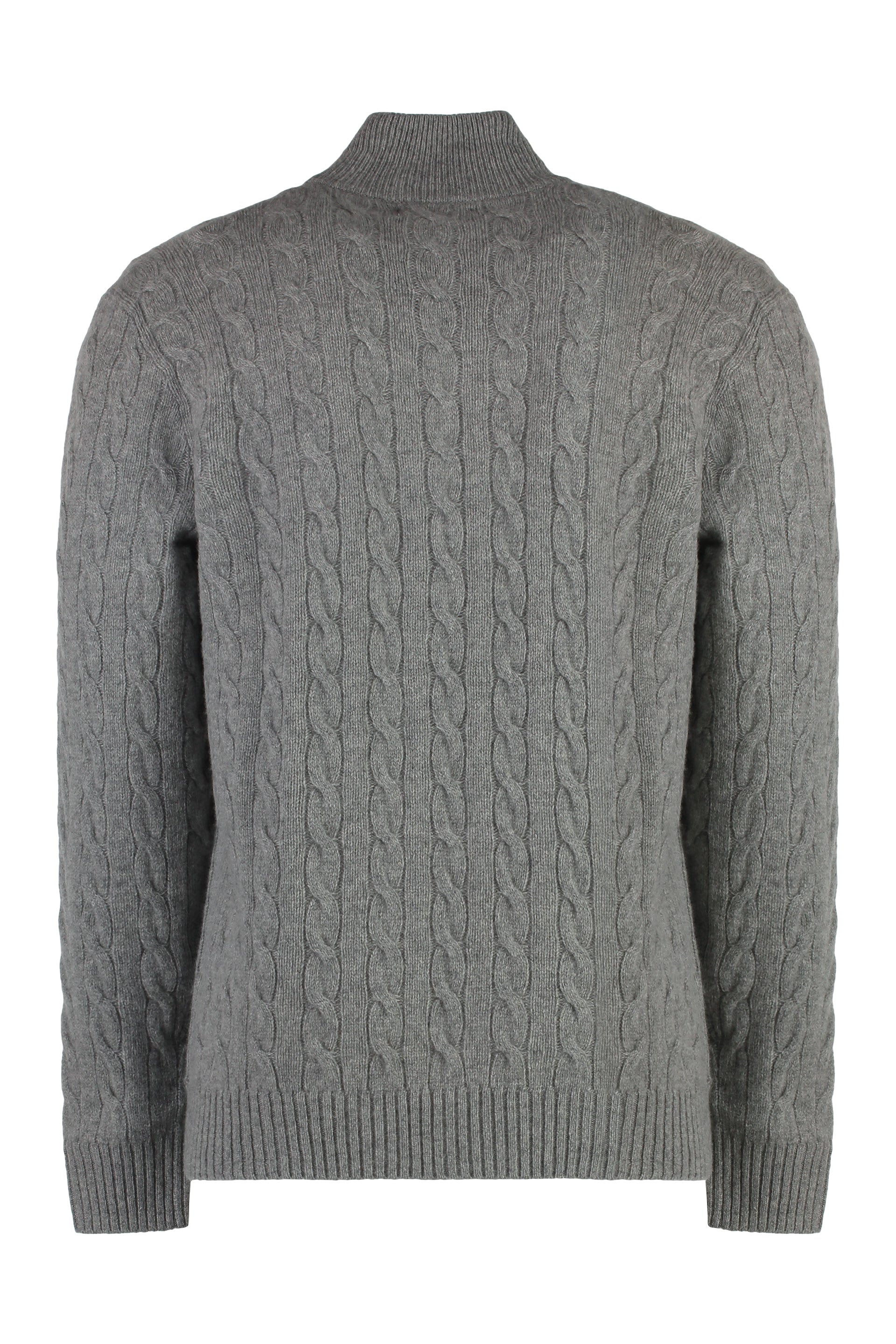 POLO  Men's Wool and Cashmere Cable-Knit Sweater-OSI