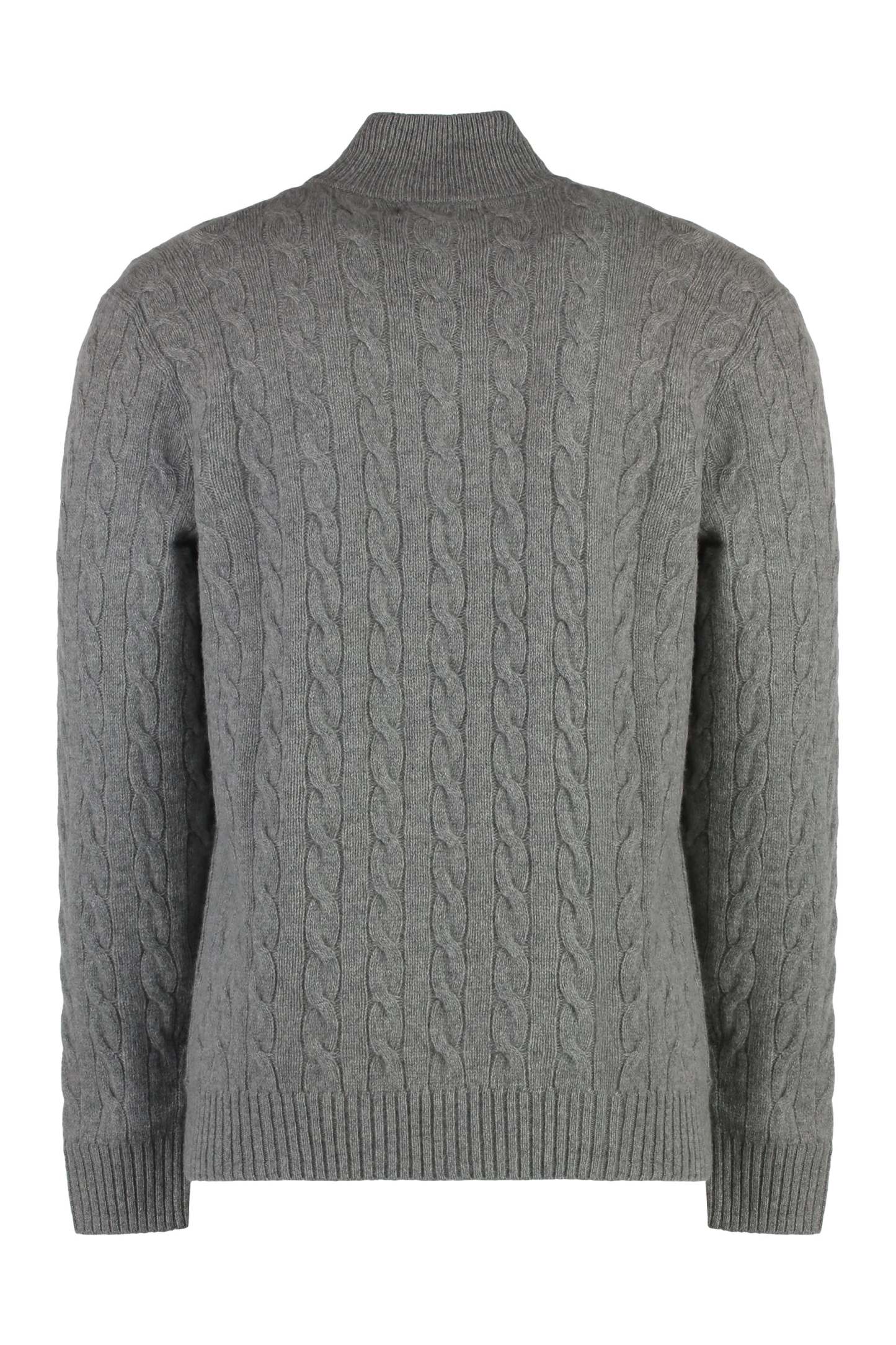 POLO  Men's Wool and Cashmere Cable-Knit Sweater-OSI
