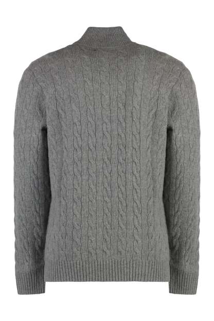 POLO  Men's Wool and Cashmere Cable-Knit Sweater-OSI
