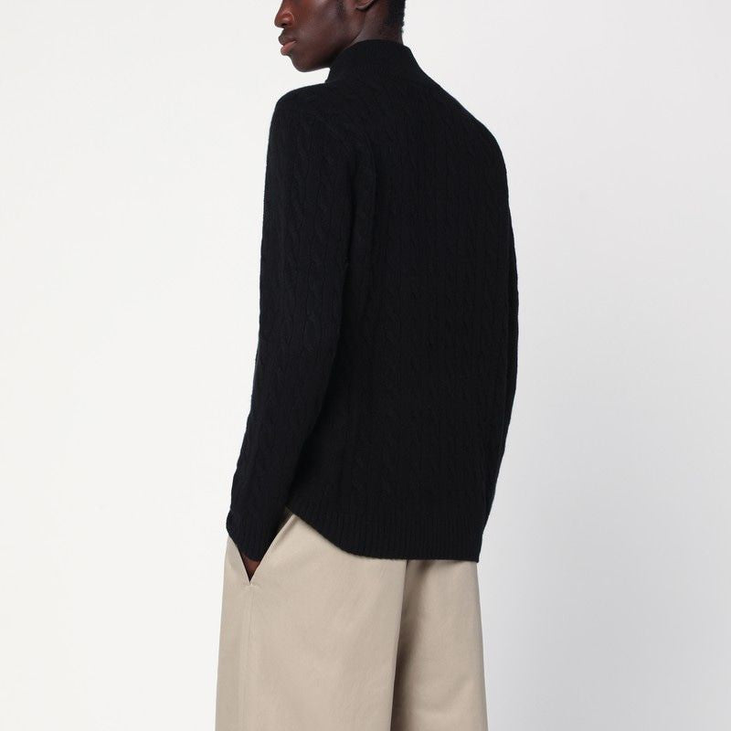 POLO  Regular-Fit Zip Sweater with Braids-OSI
