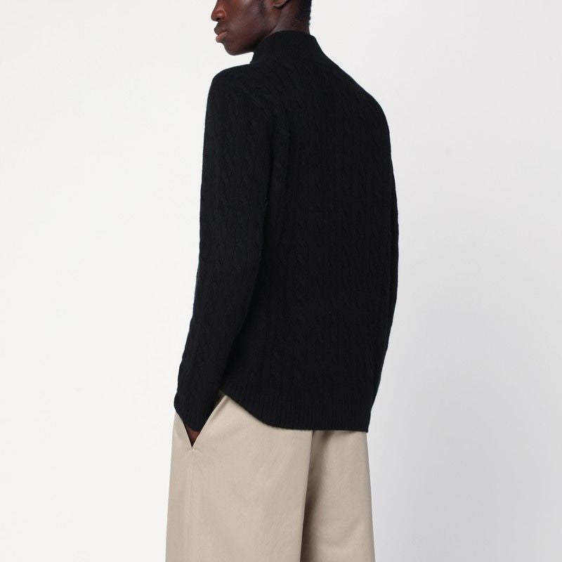 POLO  Regular-Fit Zip Sweater with Braids-OSI