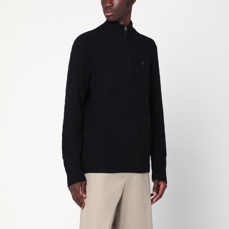 POLO  Regular-Fit Zip Sweater with Braids-OSI