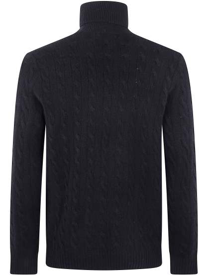 POLO  Men's Long Sleeve Wool-Cashmere Pullover-OSI